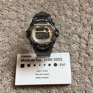 Casio Baby G Module No. 3189 3252 Gray